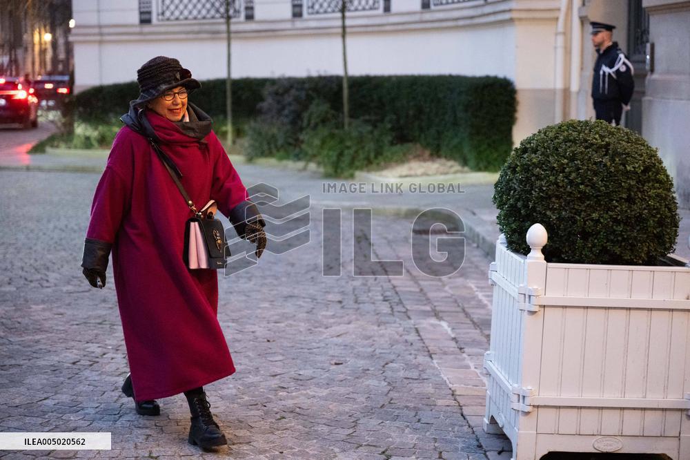 French Government Arriving at First Cabinet Meeting of 2026 at Elysee - Paris