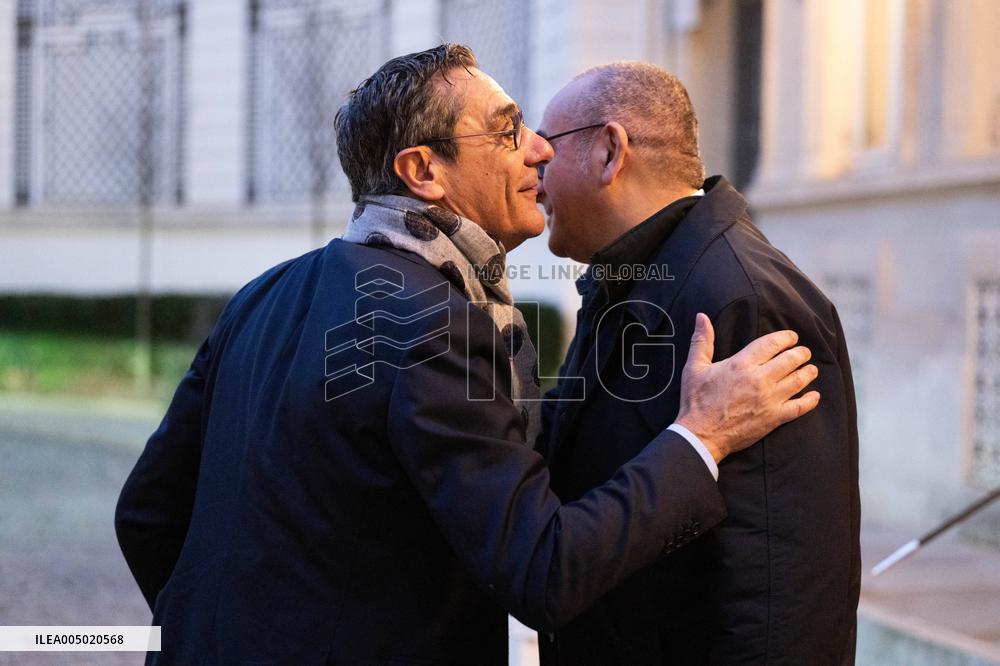 French Government Arriving at First Cabinet Meeting of 2026 at Elysee - Paris