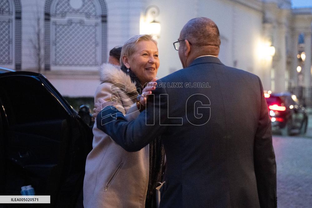 French Government Arriving at First Cabinet Meeting of 2026 at Elysee - Paris