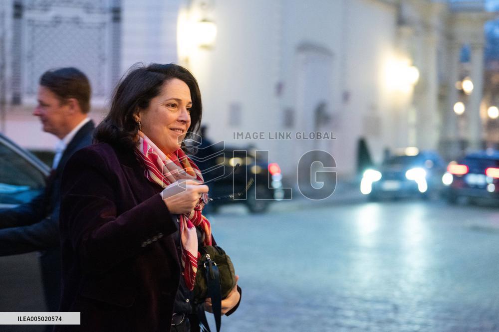 French Government Arriving at First Cabinet Meeting of 2026 at Elysee - Paris