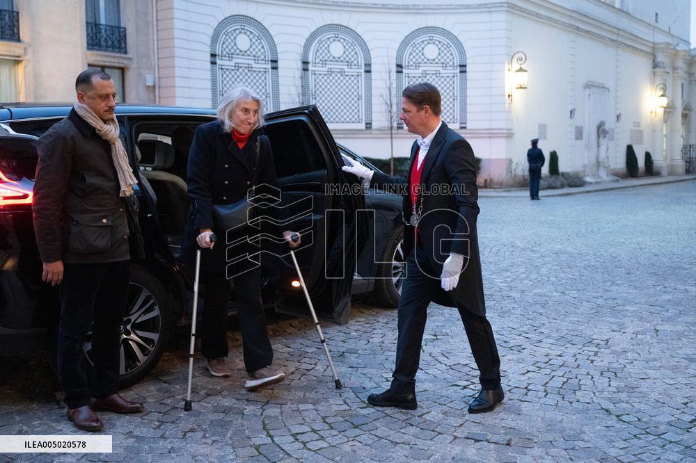 French Government Arriving at First Cabinet Meeting of 2026 at Elysee - Paris