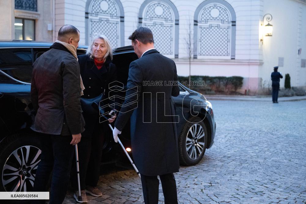 French Government Arriving at First Cabinet Meeting of 2026 at Elysee - Paris