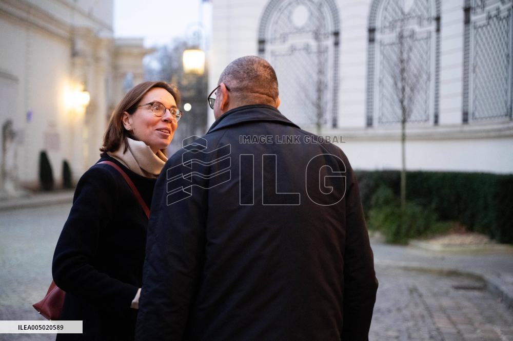 French Government Arriving at First Cabinet Meeting of 2026 at Elysee - Paris