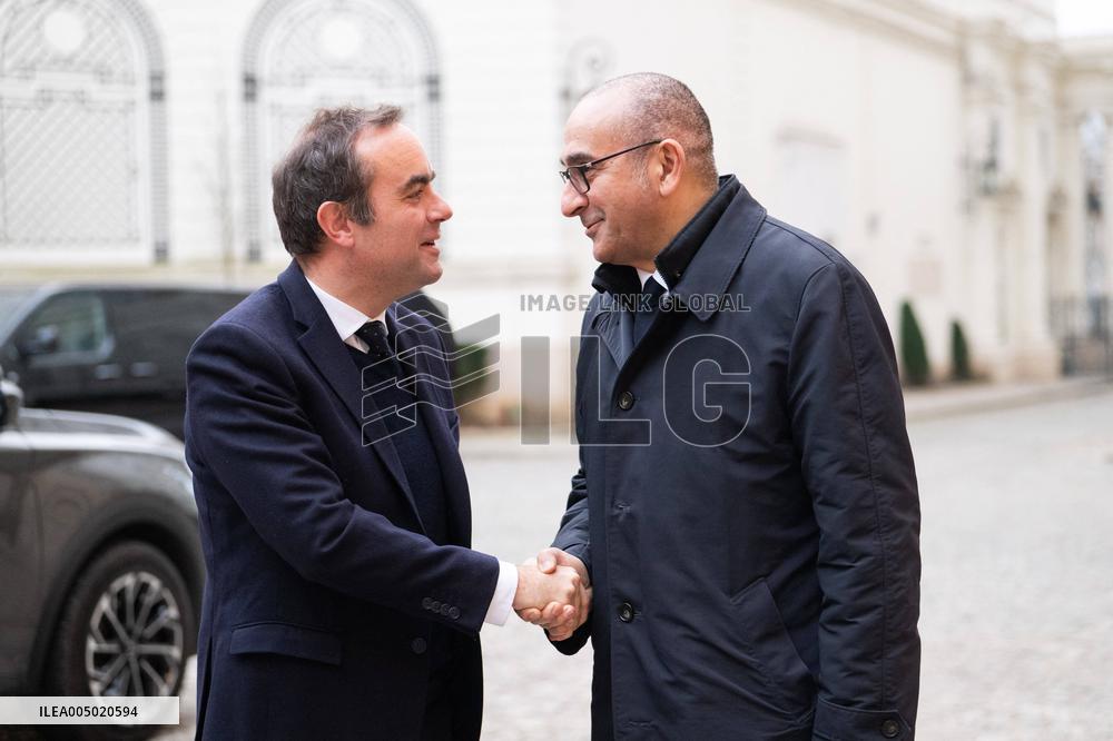 French Government Arriving at First Cabinet Meeting of 2026 at Elysee - Paris