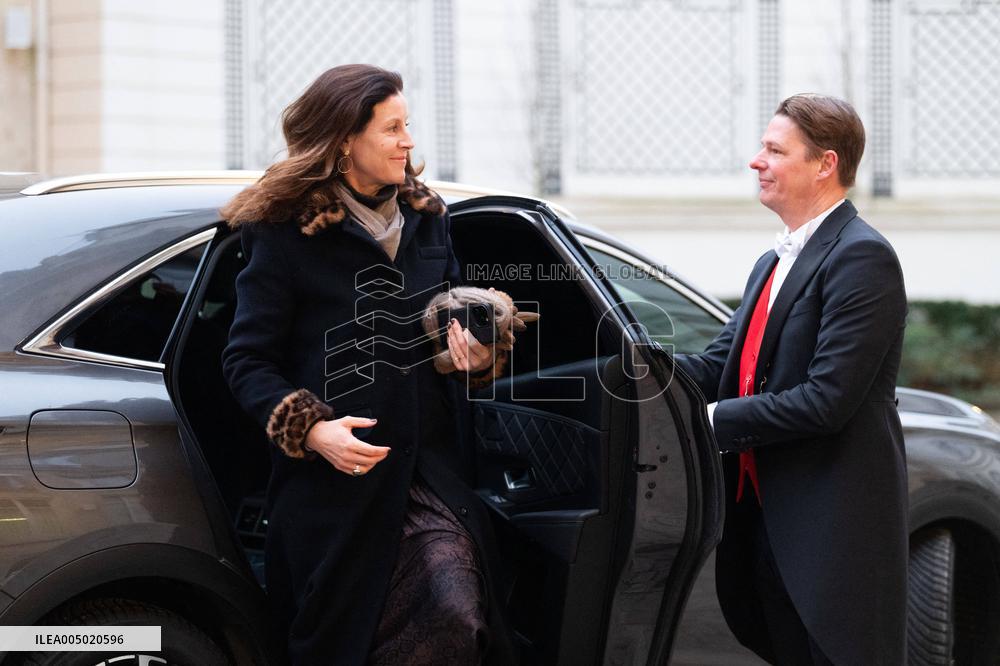 French Government Arriving at First Cabinet Meeting of 2026 at Elysee - Paris