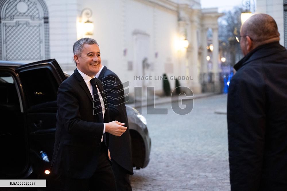 French Government Arriving at First Cabinet Meeting of 2026 at Elysee - Paris
