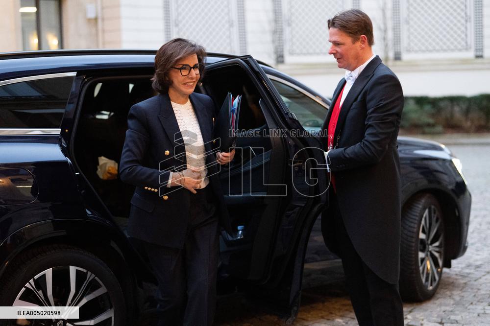 French Government Arriving at First Cabinet Meeting of 2026 at Elysee - Paris