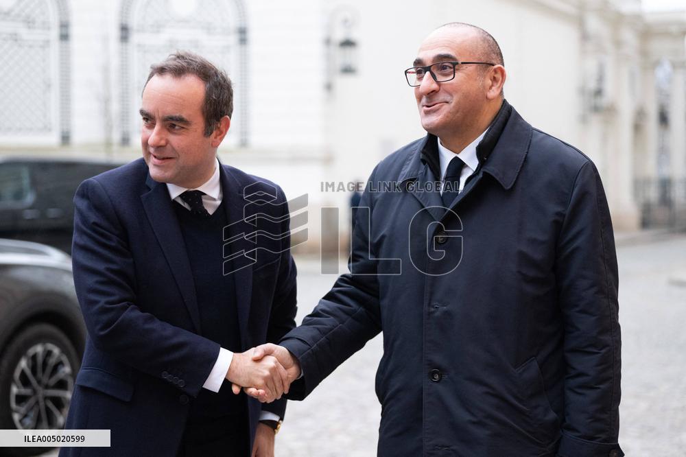 French Government Arriving at First Cabinet Meeting of 2026 at Elysee - Paris