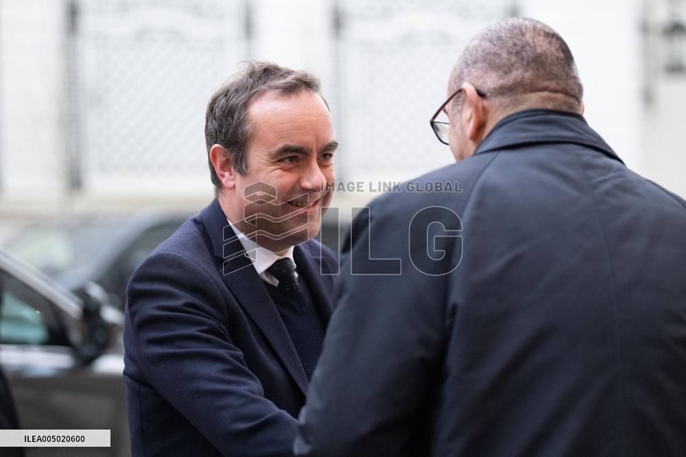 French Government Arriving at First Cabinet Meeting of 2026 at Elysee - Paris