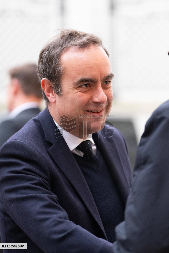 French Government Arriving at First Cabinet Meeting of 2026 at Elysee - Paris