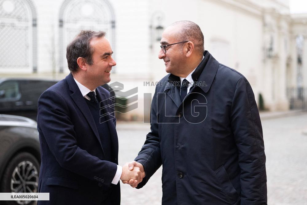 French Government Arriving at First Cabinet Meeting of 2026 at Elysee - Paris