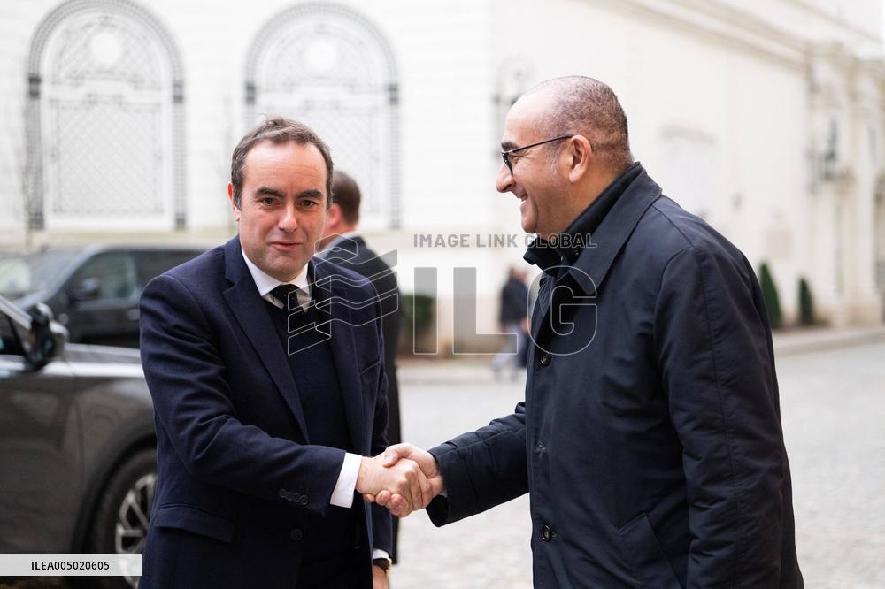 French Government Arriving at First Cabinet Meeting of 2026 at Elysee - Paris