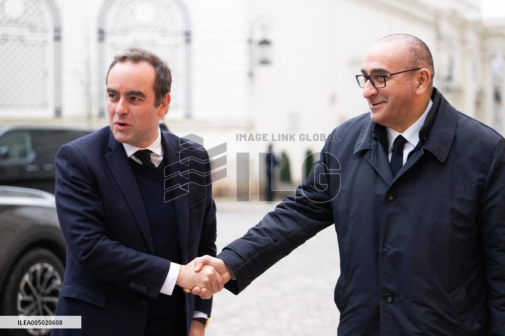 French Government Arriving at First Cabinet Meeting of 2026 at Elysee - Paris