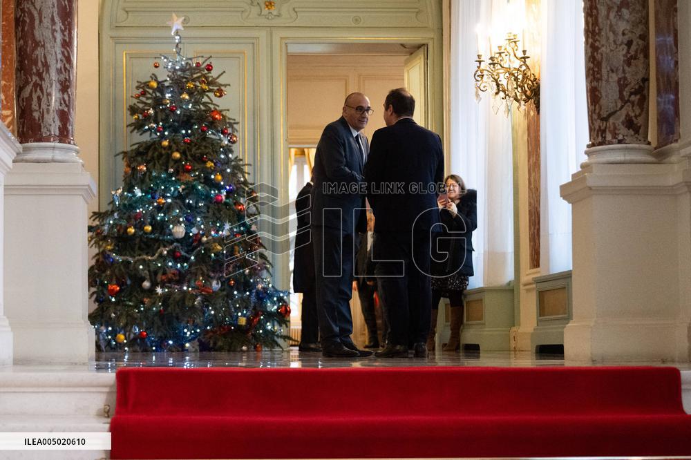 French Government Arriving at First Cabinet Meeting of 2026 at Elysee - Paris