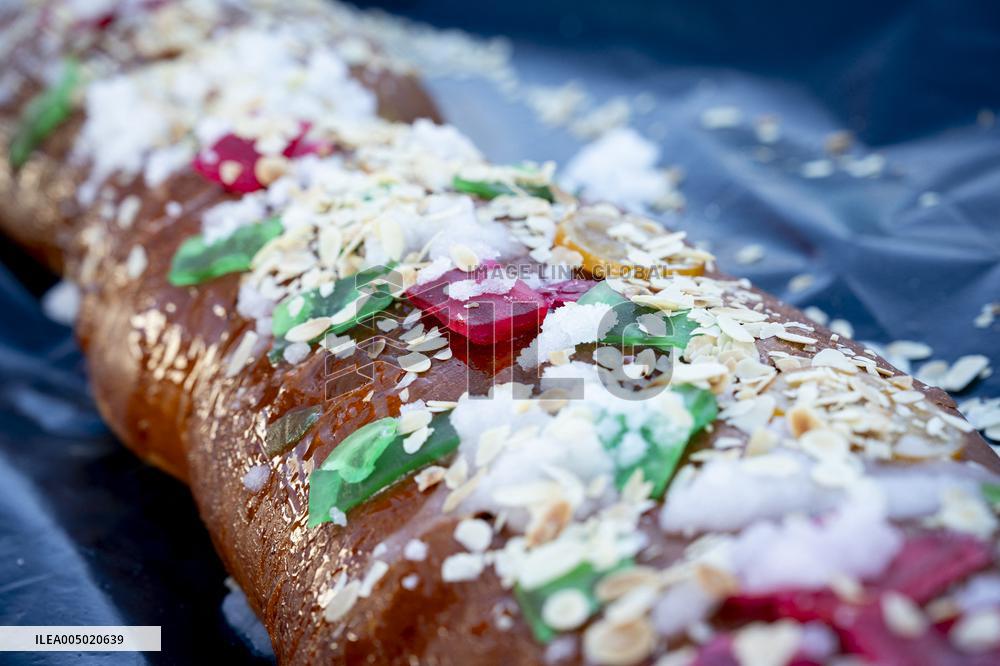 Traditional Roscón De Reyes of Aldeas Infantiles at Puerta Del Sol