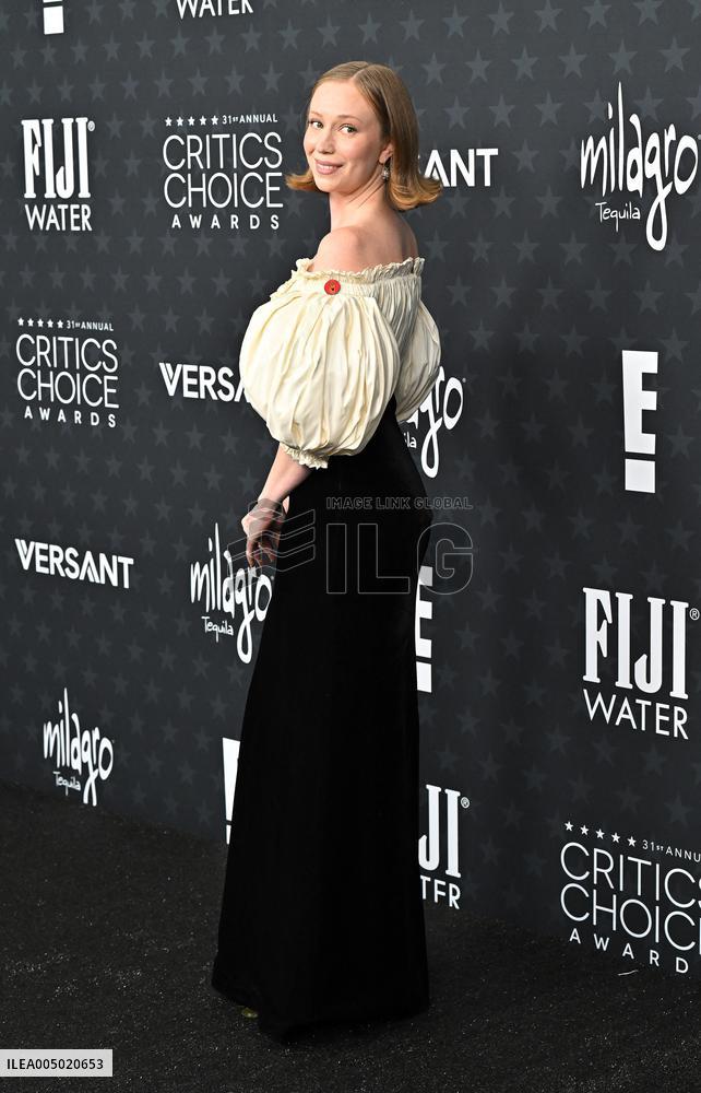 31st Annual Critics Choice Awards - Arrivals