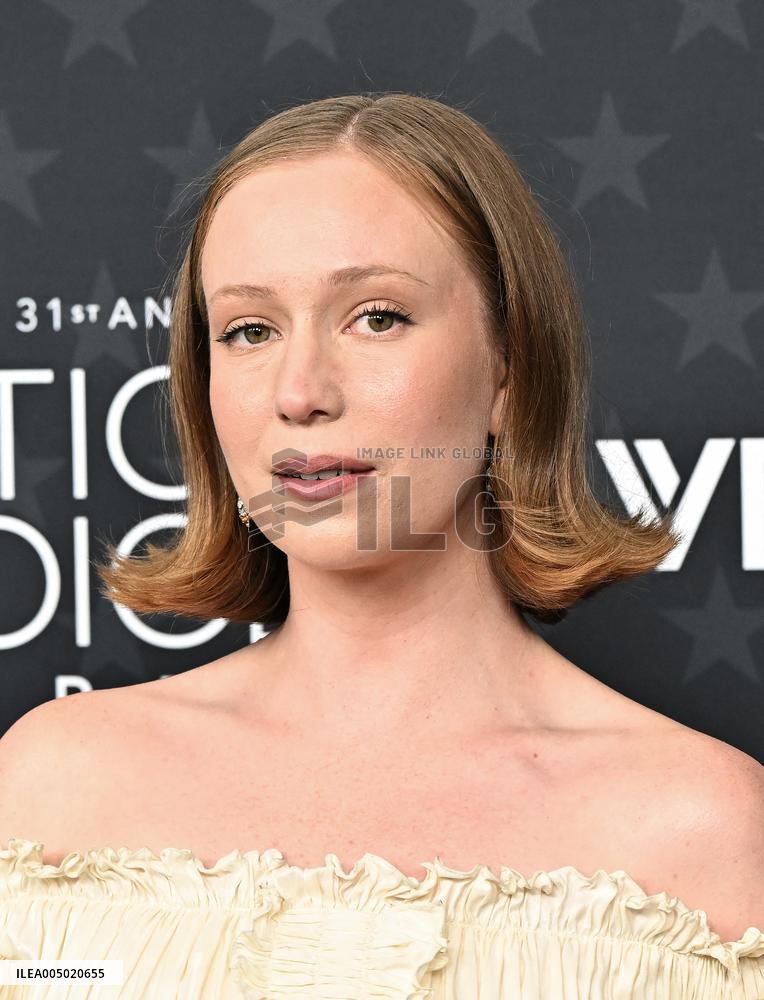 31st Annual Critics Choice Awards - Arrivals