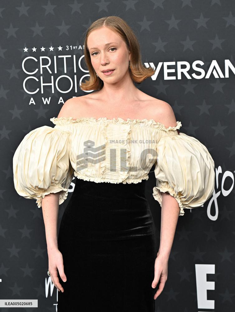 31st Annual Critics Choice Awards - Arrivals