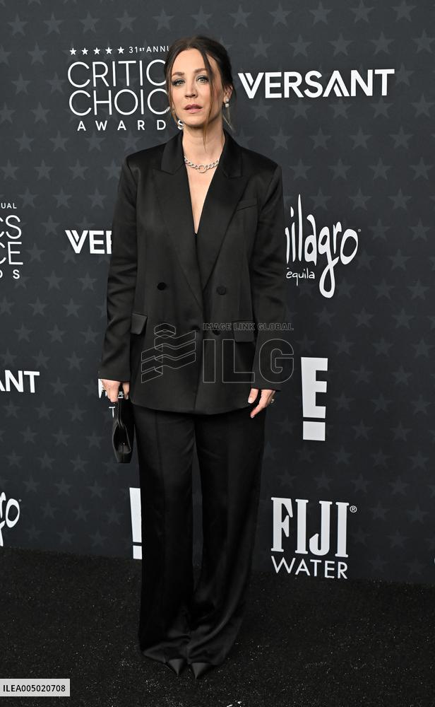 31st Annual Critics Choice Awards - Arrivals