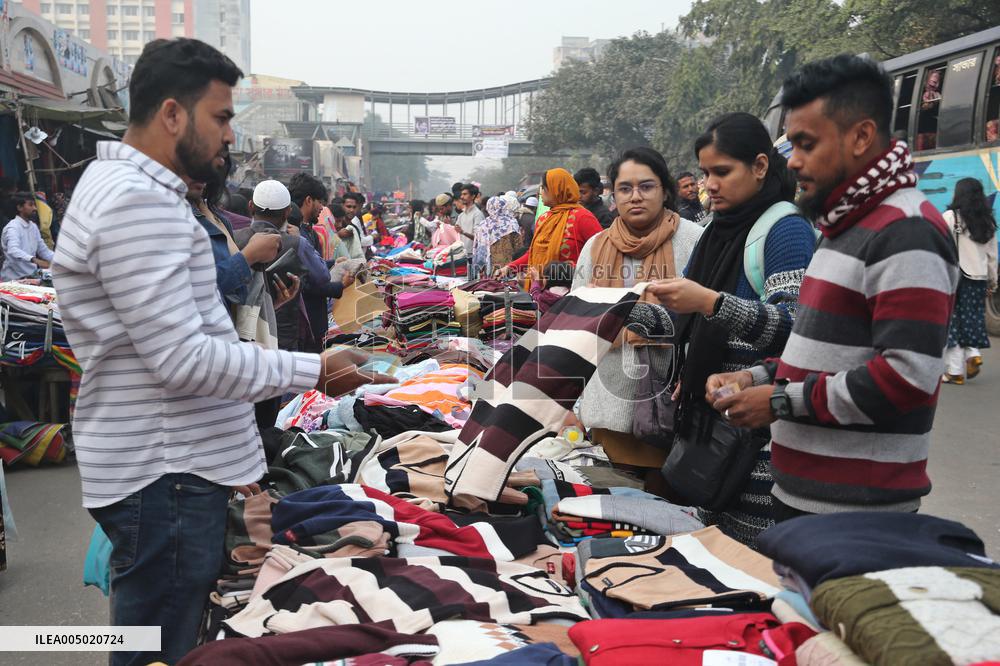 Winter Shopping During Cold Weather - Dhaka