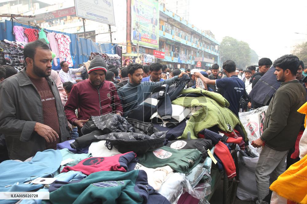 Winter Shopping During Cold Weather - Dhaka