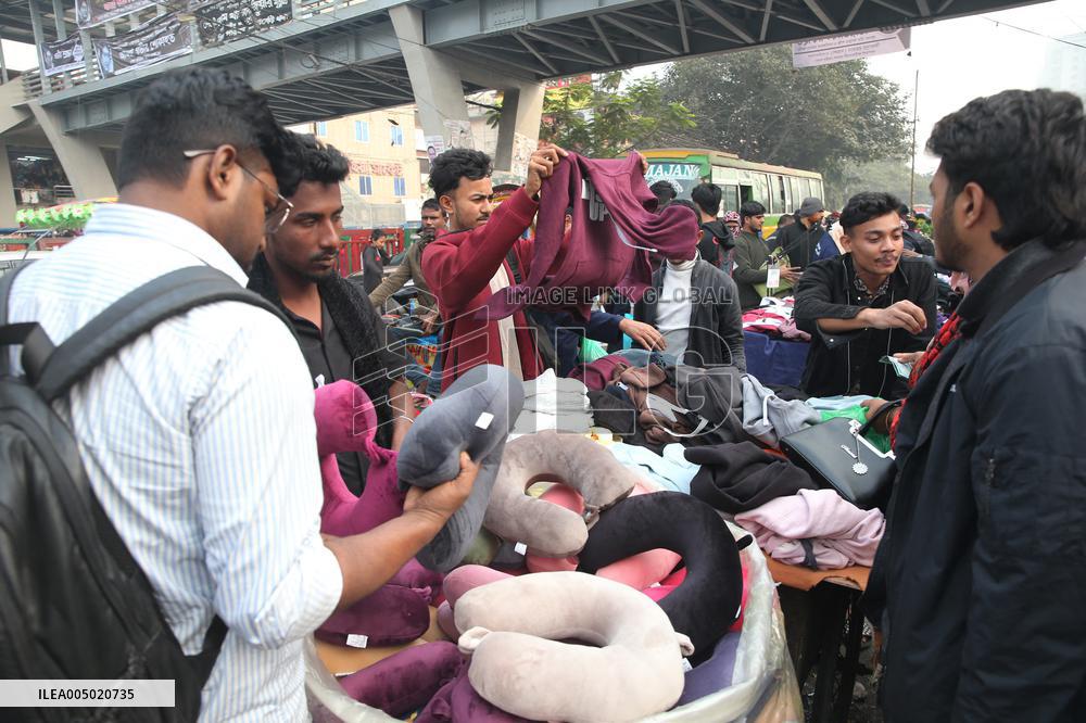 Winter Shopping During Cold Weather - Dhaka