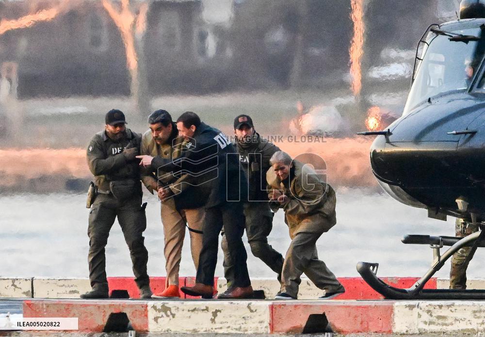 Maduro Arrival in Manhattan