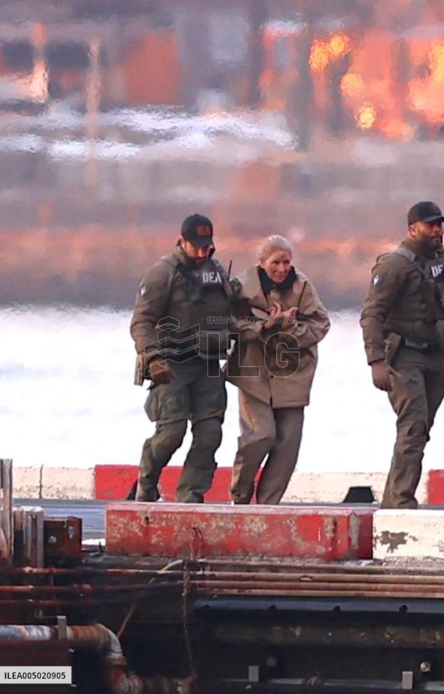Maduro with Is Wife Arrive at New York Heliport - NYC