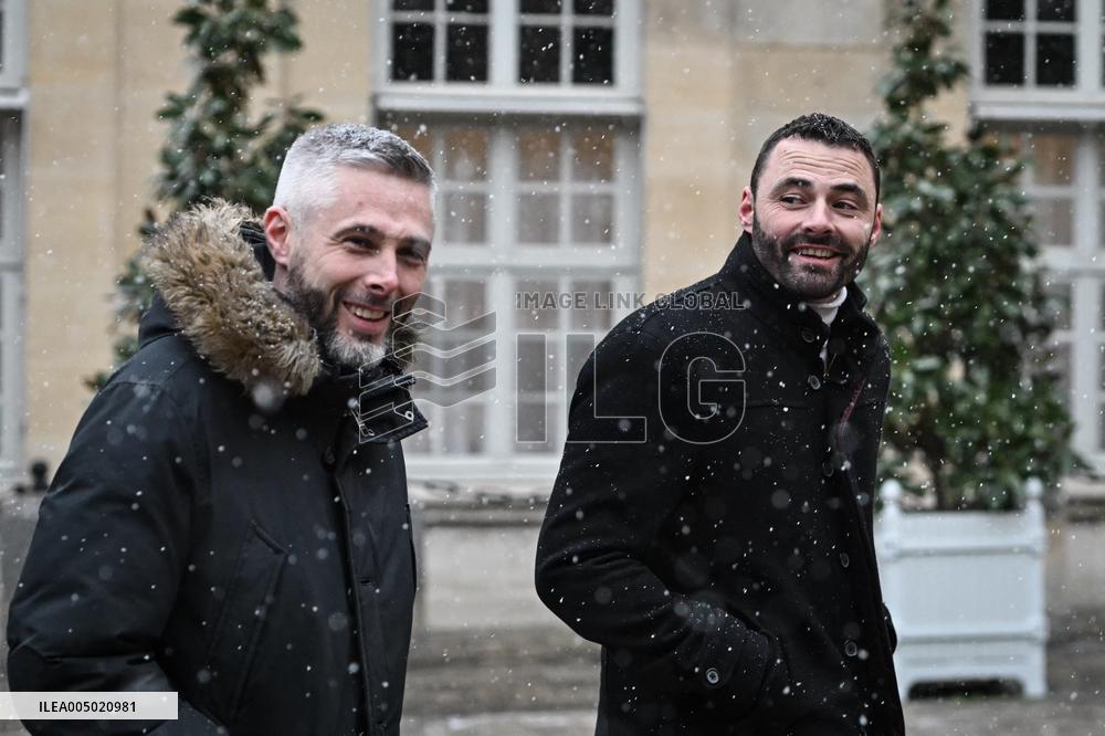 Meetings between representative agricultural organisations and French PM Sebastien Lecornu in Paris FA