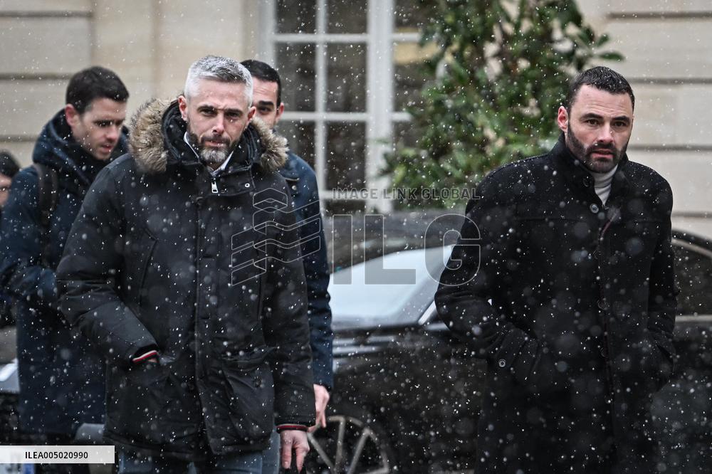 Meetings between representative agricultural organisations and French PM Sebastien Lecornu in Paris FA