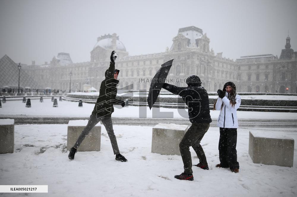 Paris Under the Snow