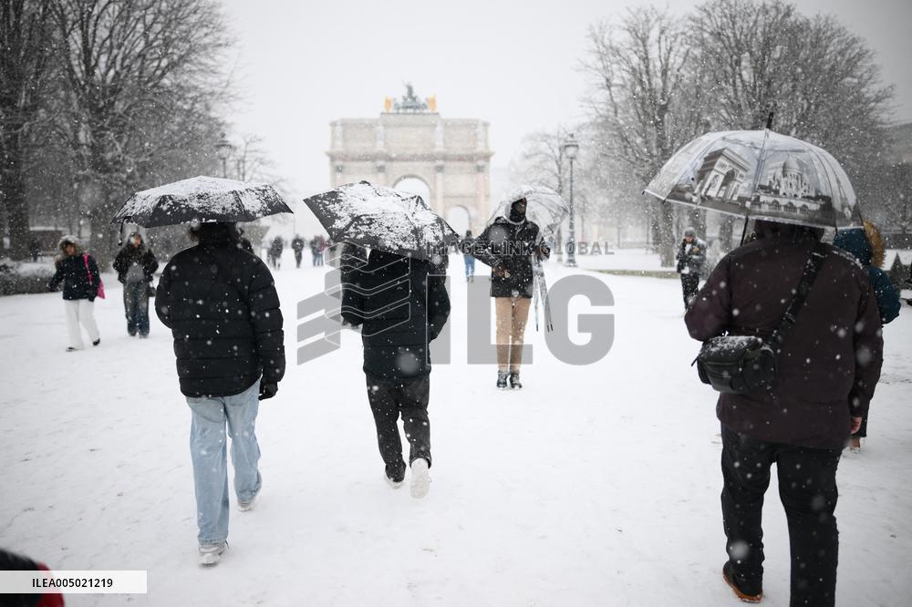 Paris Under the Snow