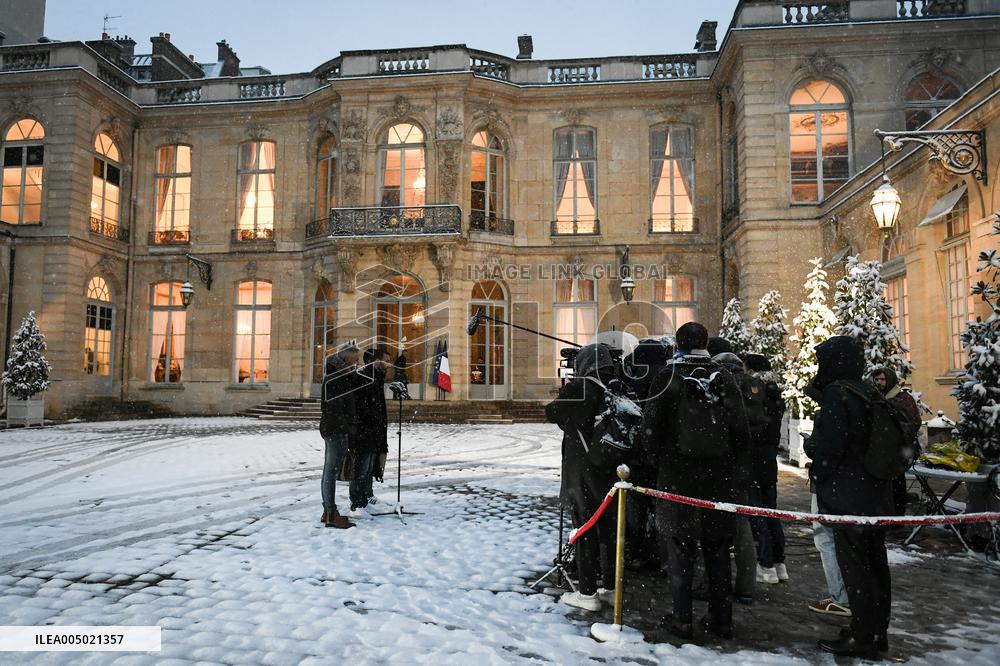 Meetings between representative agricultural organisations and French PM Sebastien Lecornu in Paris FA