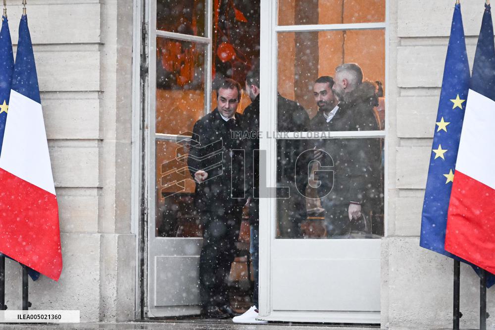 Meetings between representative agricultural organisations and French PM Sebastien Lecornu in Paris FA