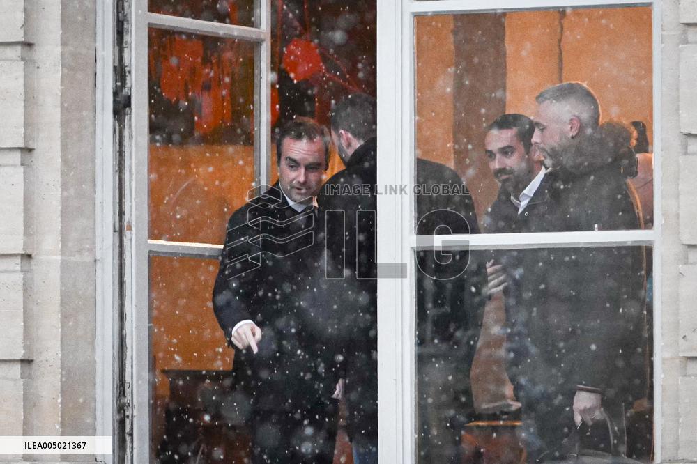 Meetings between representative agricultural organisations and French PM Sebastien Lecornu in Paris FA