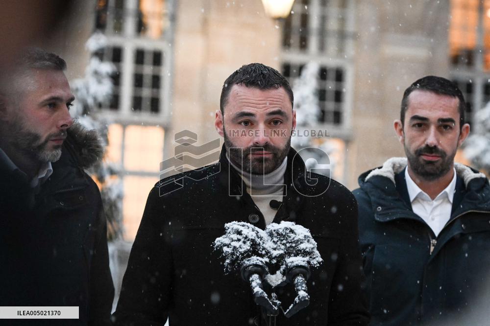 Meetings between representative agricultural organisations and French PM Sebastien Lecornu in Paris FA