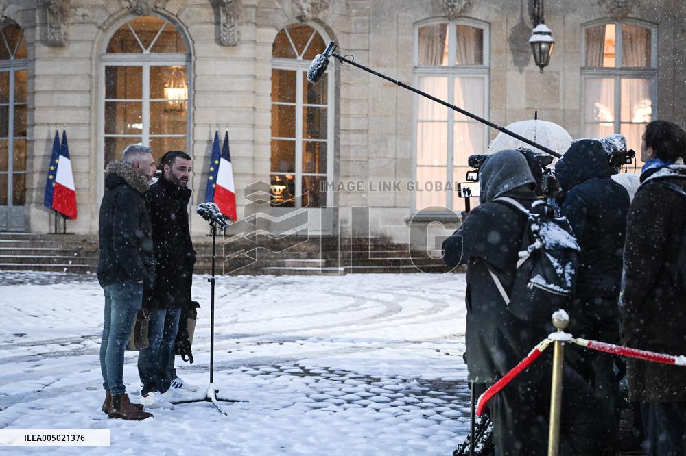 Meetings between representative agricultural organisations and French PM Sebastien Lecornu in Paris FA