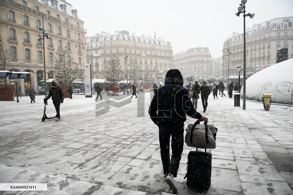 Paris Under the Snow