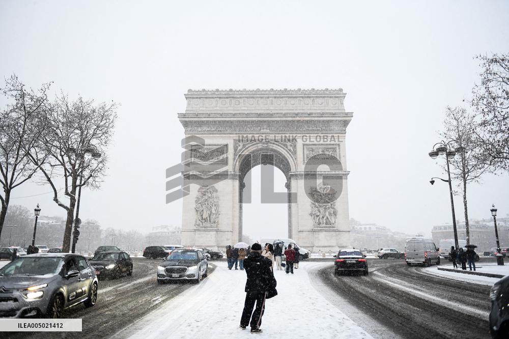 Paris Under the Snow