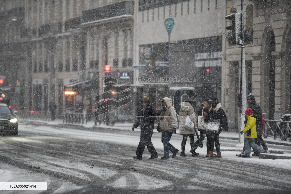 Paris Under the Snow