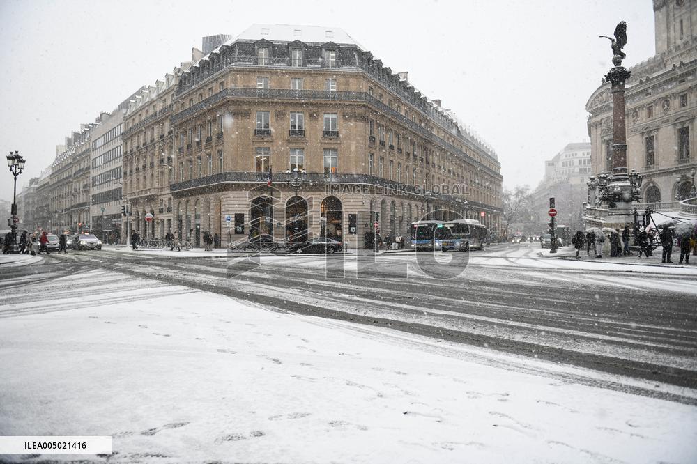 Paris Under the Snow