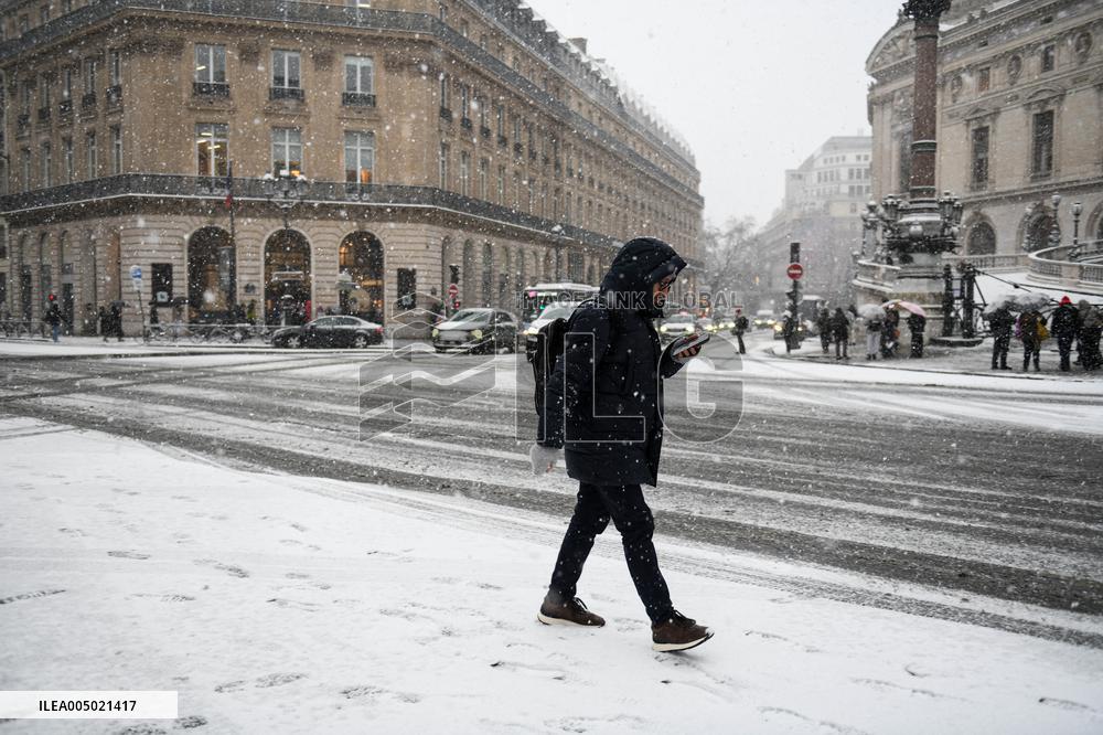 Paris Under the Snow