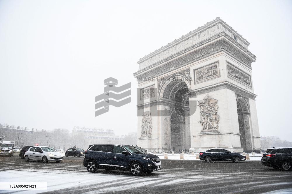 Paris Under the Snow