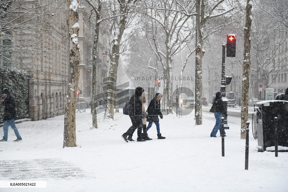 Paris Under the Snow