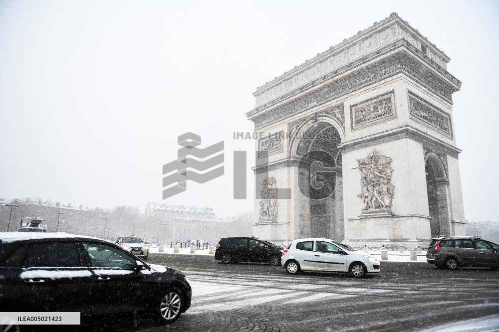 Paris Under the Snow