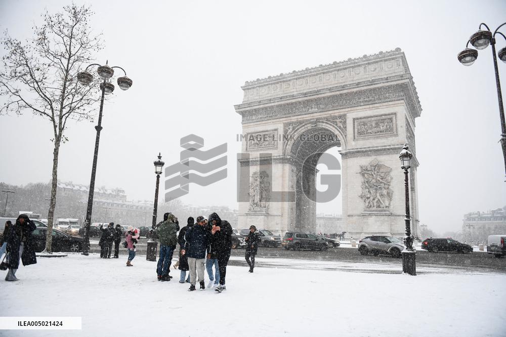Paris Under the Snow