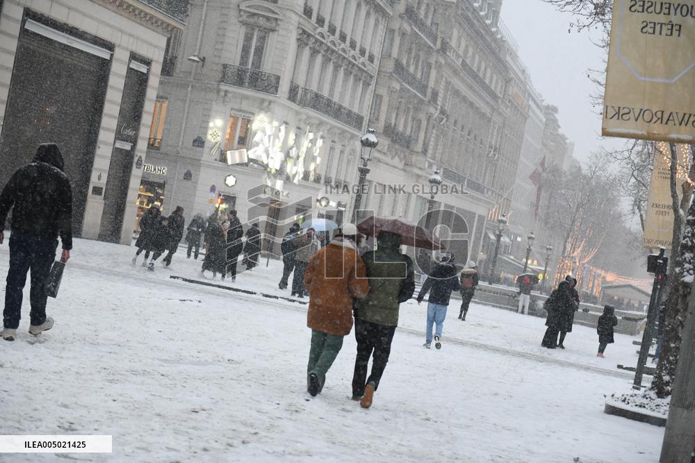 Paris Under the Snow