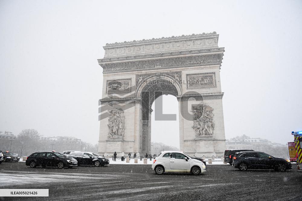 Paris Under the Snow