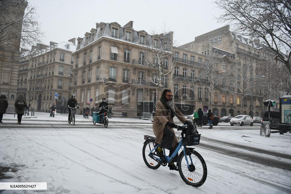 Paris Under the Snow