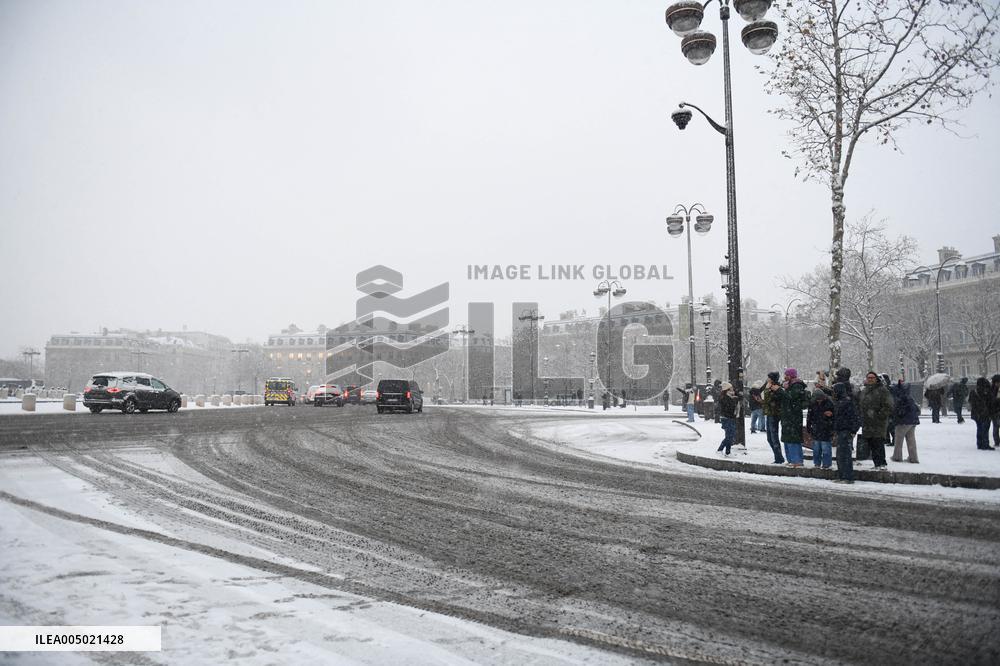 Paris Under the Snow